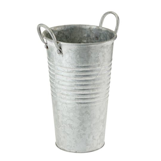10&#x22; Whitewashed Galvanized French Bucket by Ashland&#xAE;